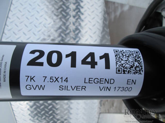 2026 Legend Enclosed Cargo 7.5X16TVTA35