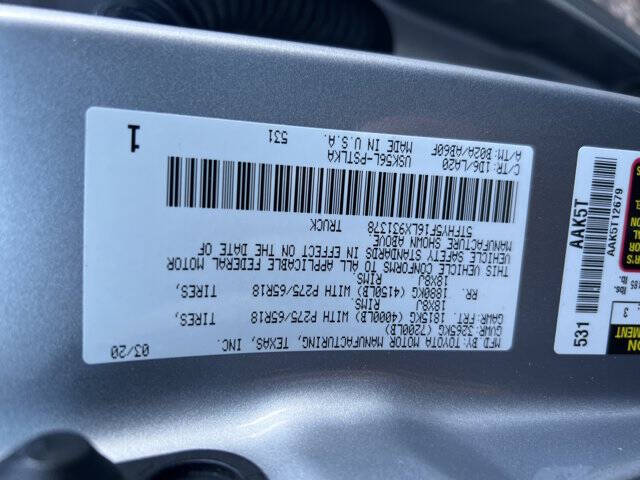 2020 Toyota Tundra Limited