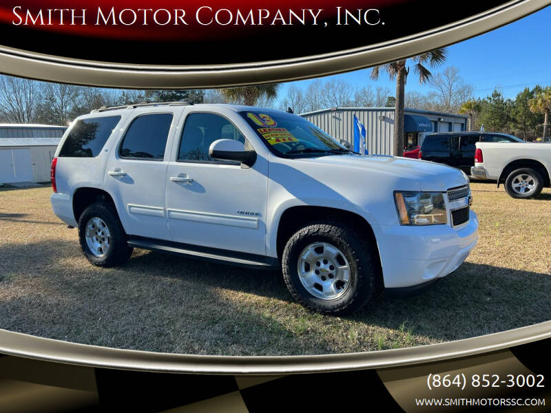 2013 Chevrolet Tahoe for sale at Smith Motor Company, Inc. in Mc Cormick SC