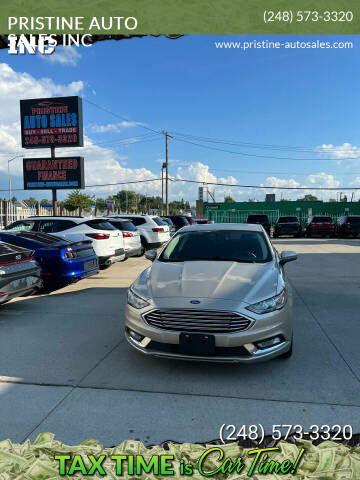 2018 Ford Fusion for sale at PRISTINE AUTO SALES INC in Pontiac MI