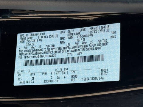 2017 Ford Escape Titanium