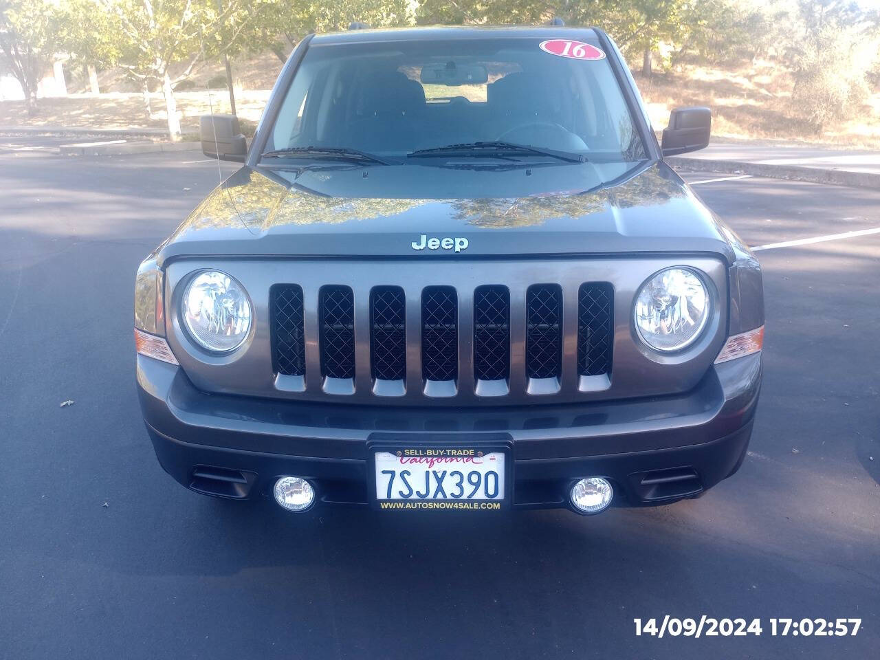 2016 Jeep Patriot for sale at Autosnow4sale.Com in El Dorado, CA