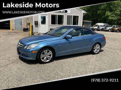 2012 Mercedes-Benz E-Class for sale at Lakeside Motors in Haverhill MA