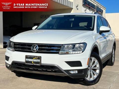 2018 Volkswagen Tiguan for sale at European Motors Inc in Plano TX