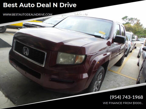 2007 Honda Ridgeline for sale at Best Auto Deal N Drive in Hollywood FL