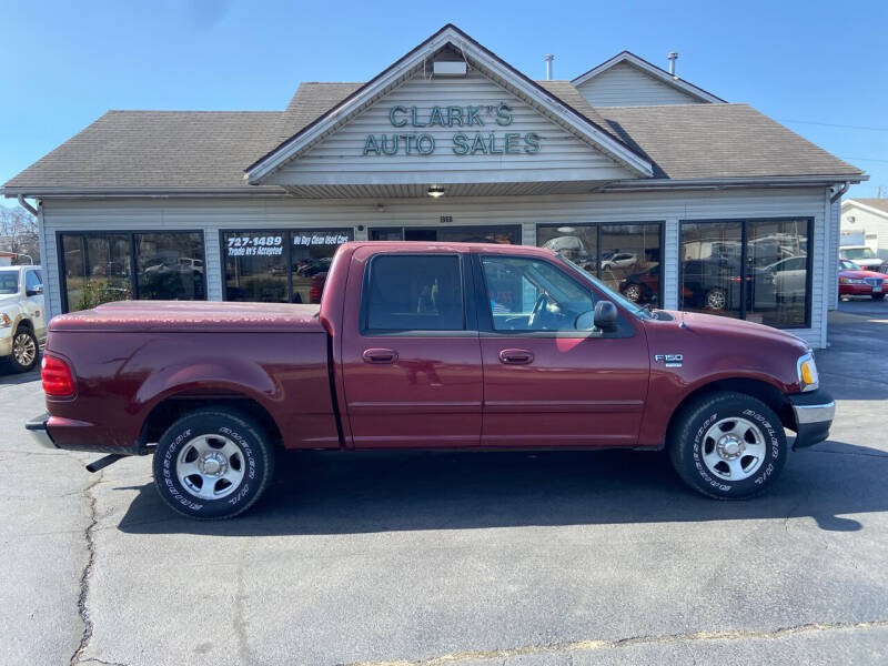 2003 Ford F-150 for sale at Clarks Auto Sales in Middletown OH
