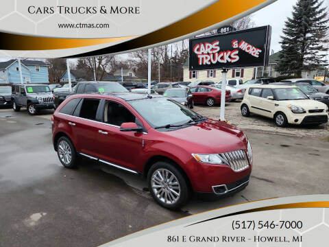 2013 Lincoln MKX for sale at Cars Trucks & More in Howell MI
