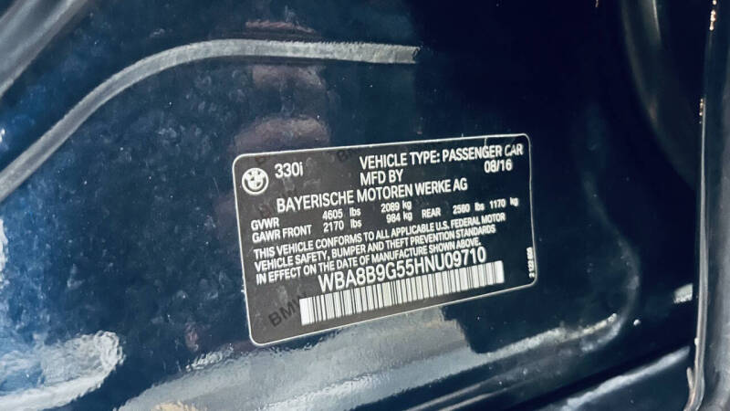 2017 BMW 3 Series 330i