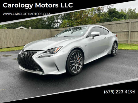 2016 Lexus RC 200t for sale at Carology Motors LLC in Marietta GA