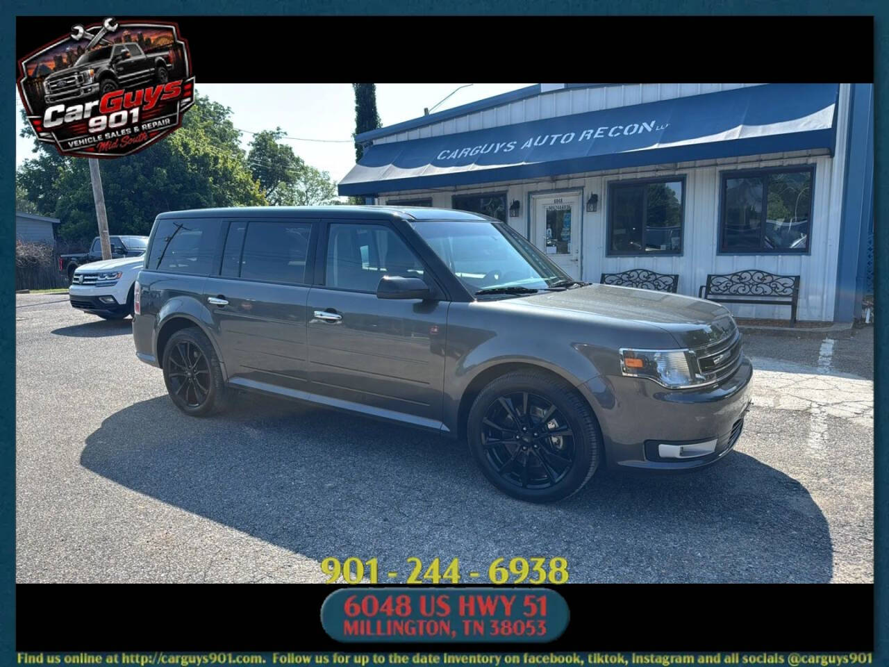 Dk. Gray 2019 Ford Flex SEL SEL 4dr Crossover 1
