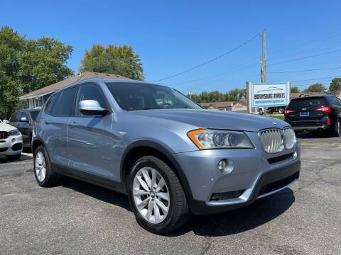2013 BMW X3 for sale at Brownsburg Imports LLC in Indianapolis IN