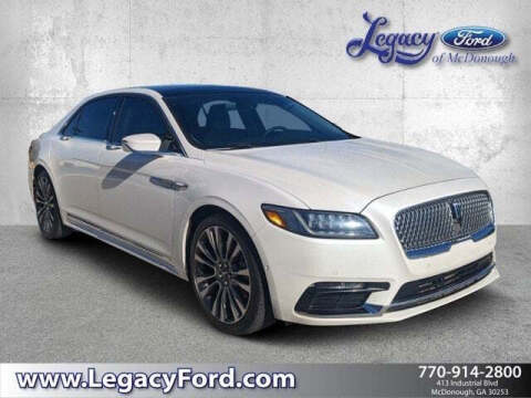 2017 Lincoln Continental for sale at Legacy Ford of McDonough in Mcdonough GA