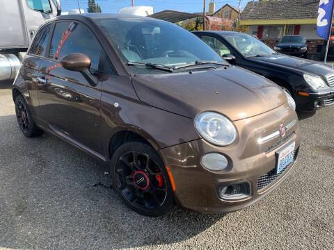 2012 FIAT 500 for sale at Auto King in Lynnwood WA