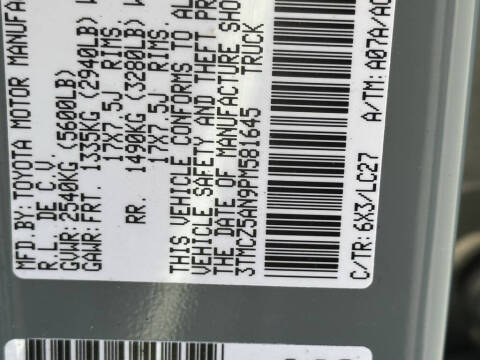 2023 Toyota Tacoma TRD Sport