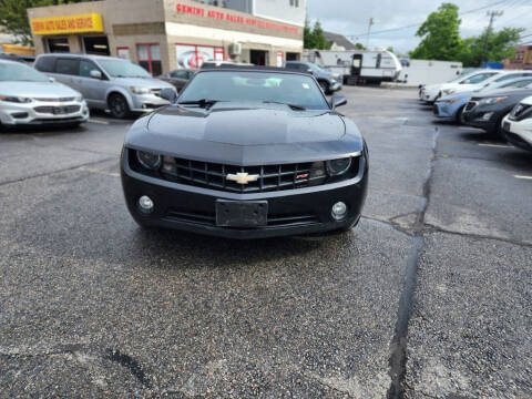 2013 Chevrolet Camaro for sale at Gemini Auto Sales in Providence RI