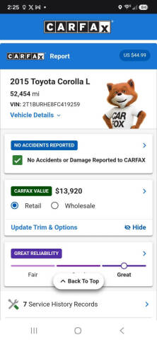 2015 Toyota Corolla