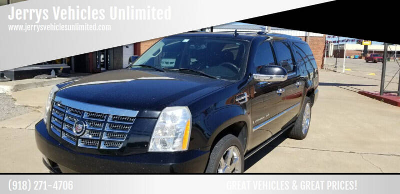 2007 Cadillac Escalade ESV for sale at Jerrys Vehicles Unlimited in Okemah OK
