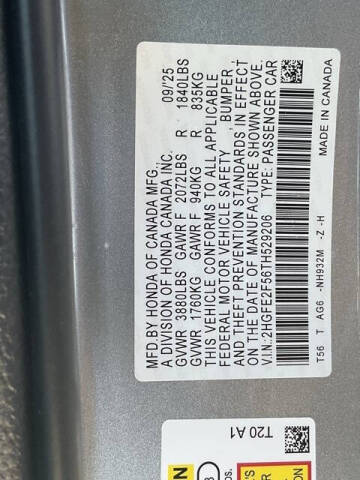 2026 Honda Civic Sport