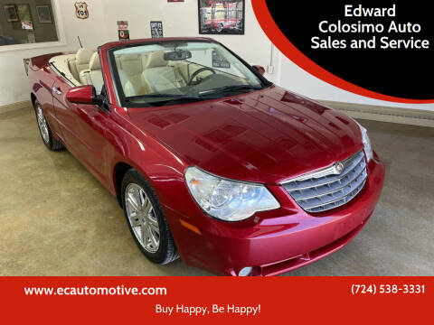 2008 Chrysler Sebring for sale at Edward Colosimo Auto Sales and Service in Evans City PA