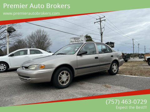 2001 Chevrolet Prizm for sale at Premier Auto Brokers in Virginia Beach VA