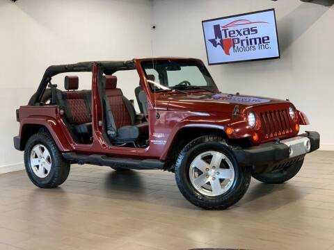 2008 Jeep Wrangler Unlimited for sale at Texas Prime Motors in Houston TX