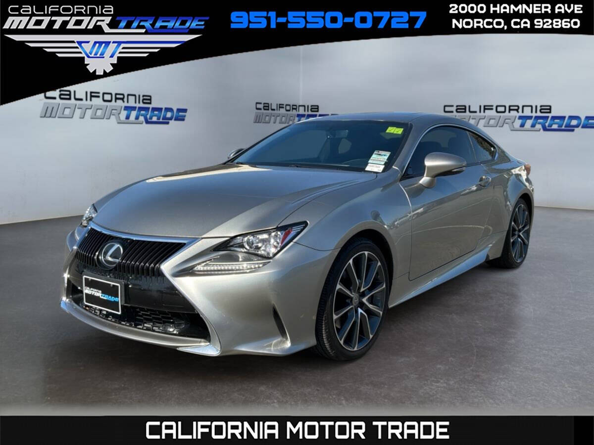 Silver 2017 Lexus RC 200t Base 2dr Coupe 1