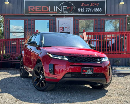 2020 Land Rover Range Rover Evoque for sale at REDLINE AUTO SALES LLC in Cedar Creek TX