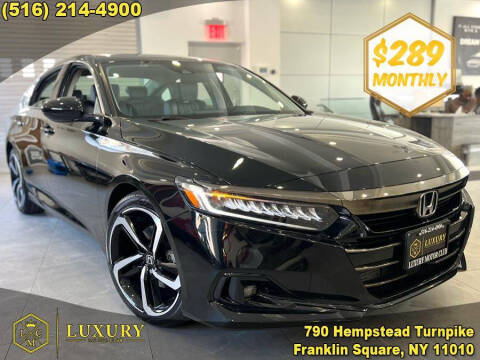 2021 Honda Accord for sale at LUXURY MOTOR CLUB in Franklin Square NY