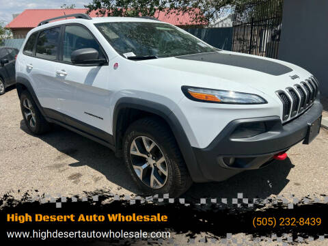 2018 Jeep Cherokee for sale at High Desert Auto Wholesale in Albuquerque NM