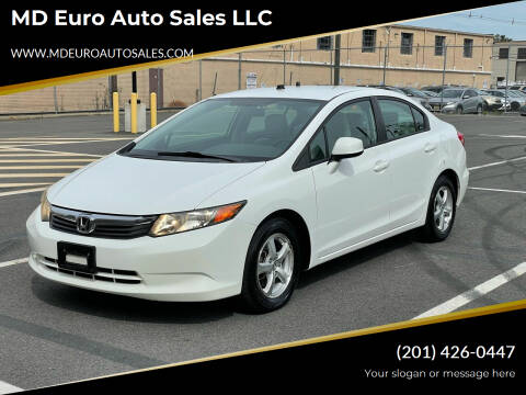 2012 Honda Civic for sale at MD Euro Auto Sales LLC in Hasbrouck Heights NJ