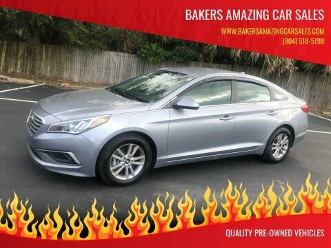 2016 Hyundai Sonata for sale at Bakers Amazing Car Sales in Jacksonville FL