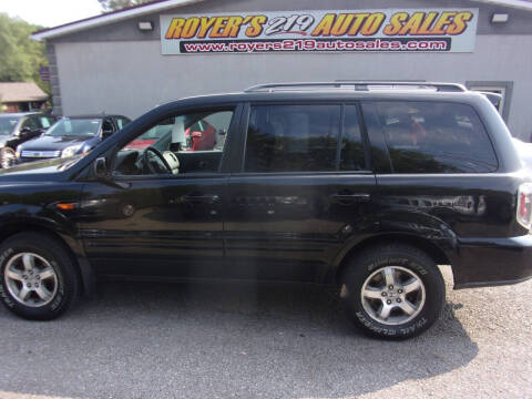 2008 Honda Pilot for sale at ROYERS 219 AUTO SALES in Dubois PA