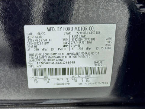 2020 Ford Explorer ST