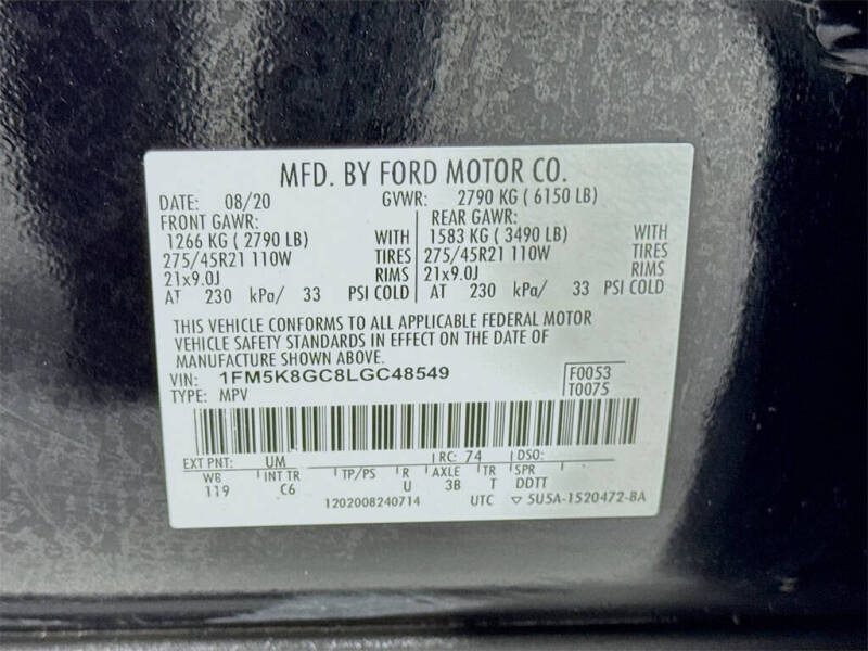 2020 Ford Explorer ST