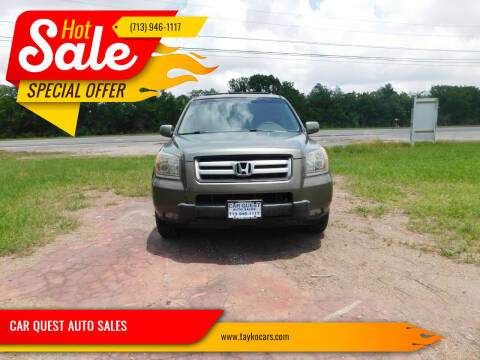 2008 Honda Pilot for sale at CAR QUEST AUTO SALES in Houston TX