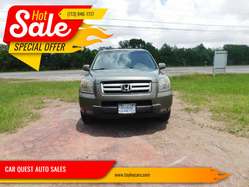 2008 Honda Pilot for sale at CAR QUEST AUTO SALES in Houston TX