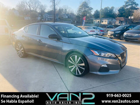 2020 Nissan Altima for sale at Van 2 Auto Sales Inc in Siler City NC