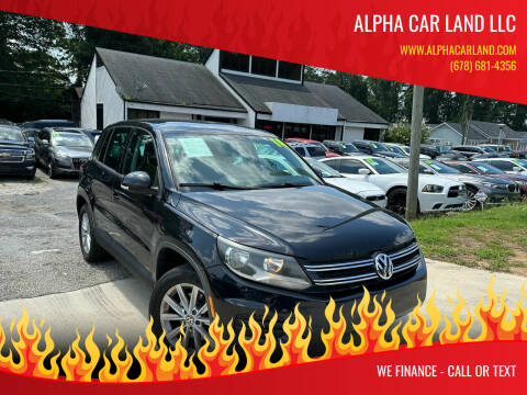 2014 Volkswagen Tiguan for sale at Alpha Car Land LLC in Snellville GA