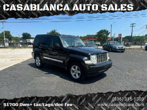 2008 Jeep Liberty for sale at CASABLANCA AUTO SALES in Greensboro NC