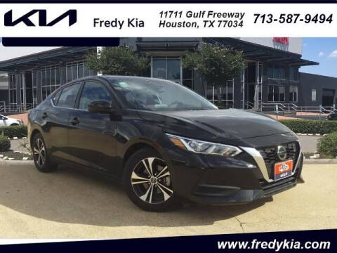 2021 Nissan Sentra for sale at FREDYS CARS FOR LESS in Houston TX