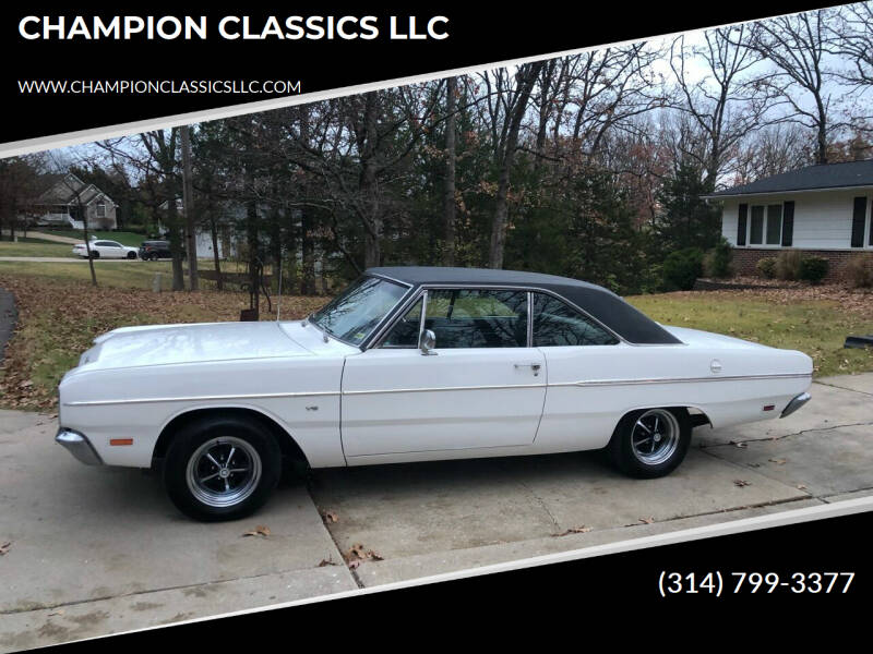 1969 Dodge Dart for sale at CHAMPION CLASSICS LLC in Foristell MO