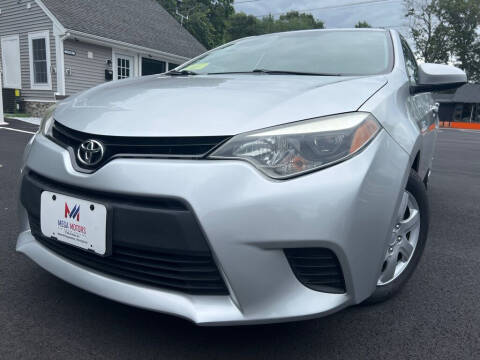 2014 Toyota Corolla for sale at Mega Motors in West Bridgewater MA