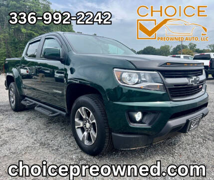 2016 Chevrolet Colorado for sale at CHOICE PRE OWNED AUTO LLC in Kernersville NC