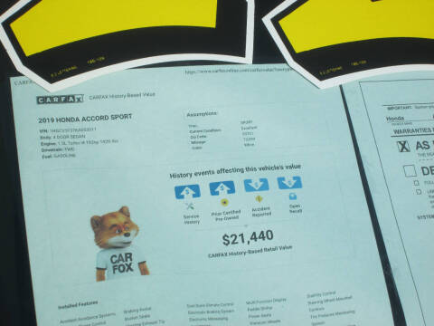 2019 Honda Accord Sport