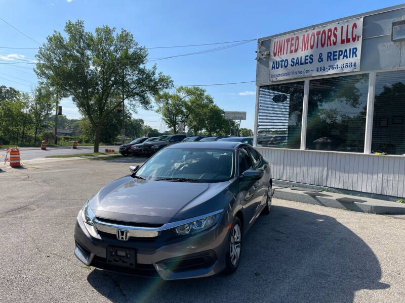 2018 Honda Civic for sale at United Motors LLC in Saint Francis WI