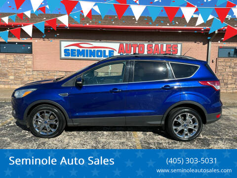 2013 Ford Escape for sale at Seminole Auto Sales in Seminole OK