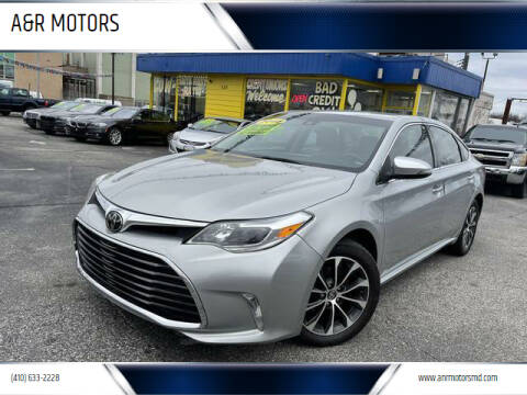 2018 Toyota Avalon for sale at A&R MOTORS in Baltimore MD