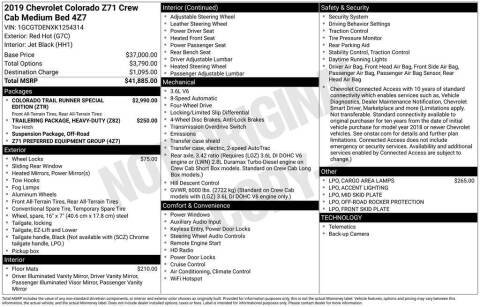 2019 Chevrolet Colorado