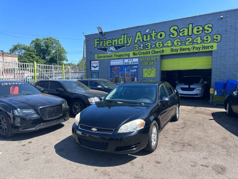 2007 Chevrolet Impala for sale at Friendly Auto Sales in Detroit MI