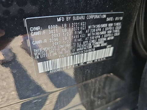 2019 Subaru Ascent Touring